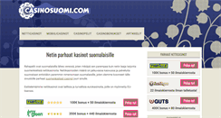 Desktop Screenshot of casinosuomi.com