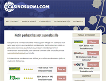 Tablet Screenshot of casinosuomi.com